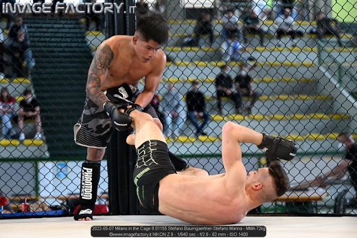 2022-05-07 Milano in the Cage 8 01155 Stefano Baumgaertner-Stefano Manna - MMA 72kg